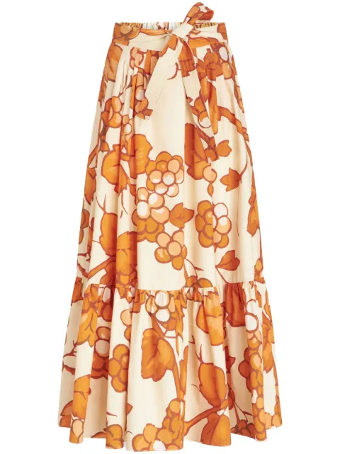 ETRO Gonna graphic-print skirt