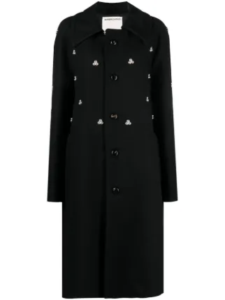 Namacheko Verdun rivet-embellished Midi Coat | Black | FARFETCH BN