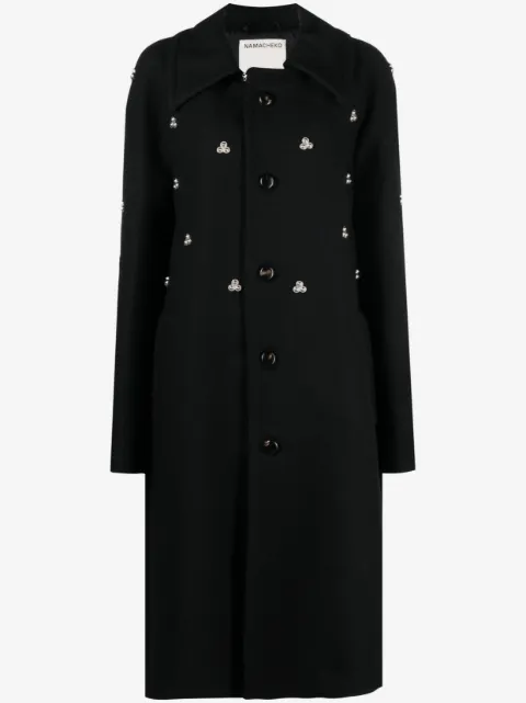 Namacheko Verdun rivet-embellished midi coat