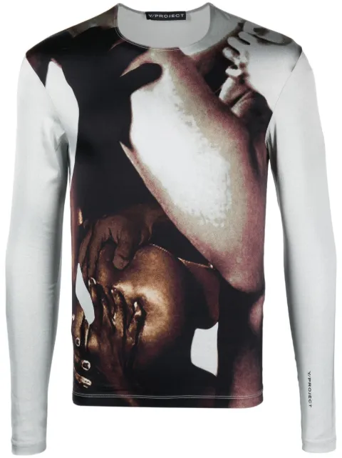 Y/Project Body Collage-print long-sleeve T-shirt