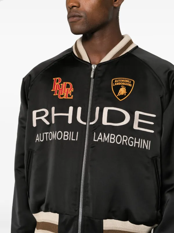 Rhude x Lamborghini サテン ボンバージャケット - Farfetch