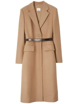 Camel cheap burberry coat