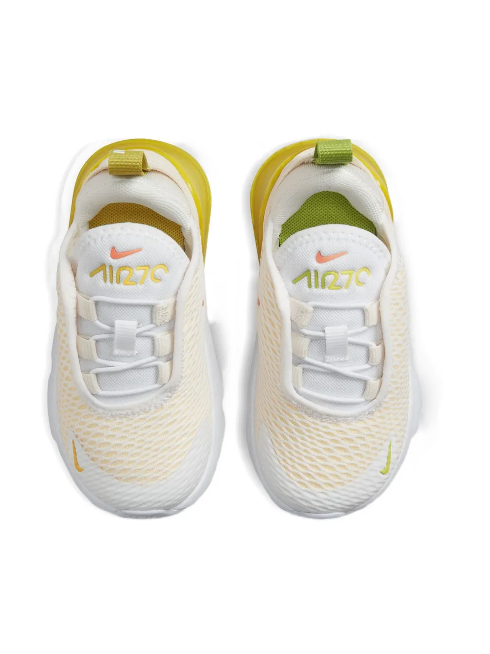 Nike Kids Air Max 270 "White Yellow Strike" sneakers