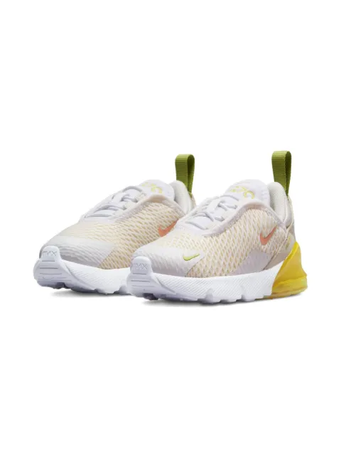 Nike Kids Air Max 270 "White/Yellow Strike" sneakers