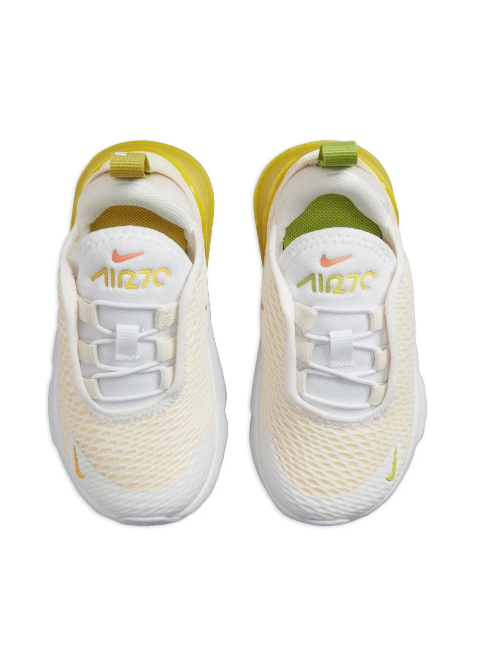 Nike Kids Air Max 270 "White Yellow Strike" sneakers Wit