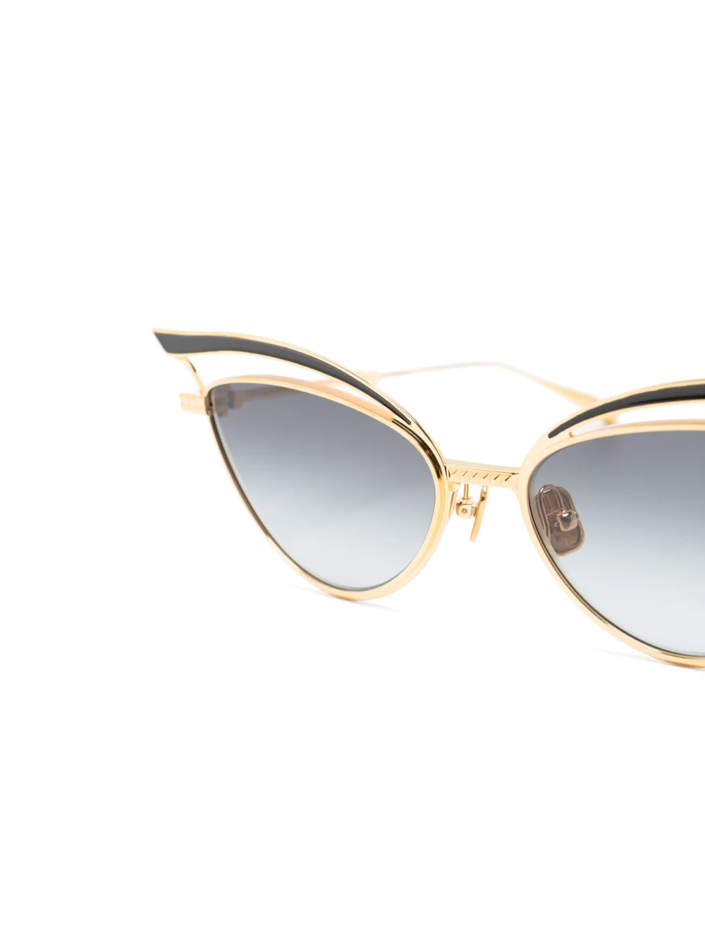 Valentino Gradient Cat-eye Sunglasses In Gold
