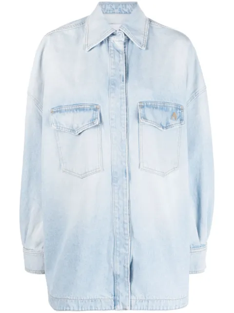 The Attico denim shirt jacket