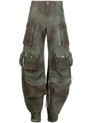 T*様 The Attico カーゴパンツ 擦れ有 The Attico カモフラージュ カーゴジーンズ | グリーン | FARFETCH JP