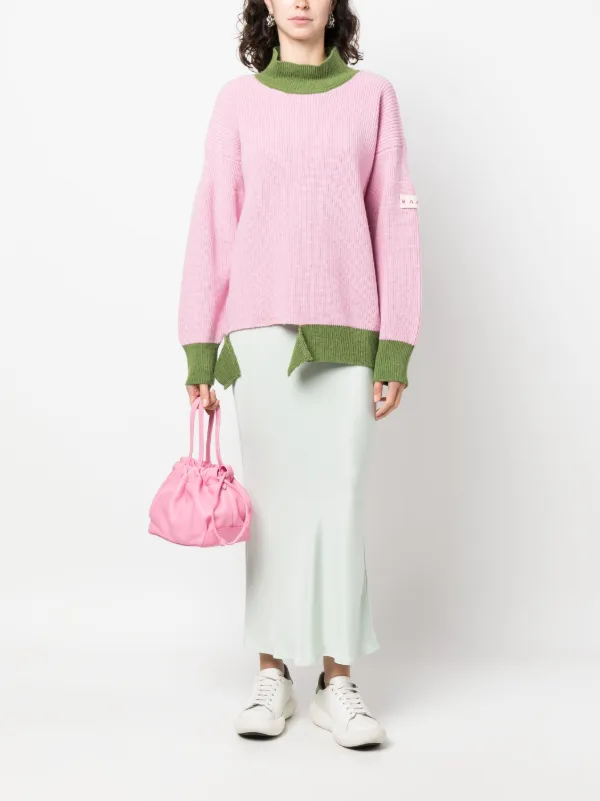 Marni アシンメトリー プルオーバー | ピンク | FARFETCH JP