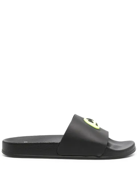 BARROW - logo-print flat slides