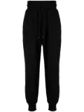 Youths In Balaclava side-stripe cotton track pants - Black