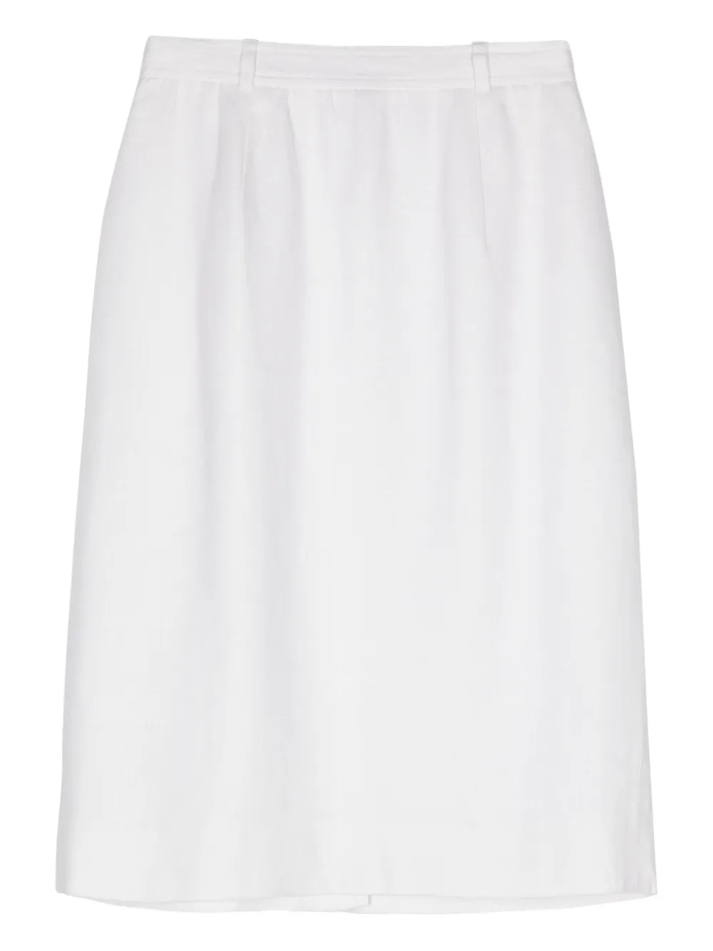 valentinogaravanipre-owned Valentino Garavani Pre-Owned 1970s linnen rok - Wit