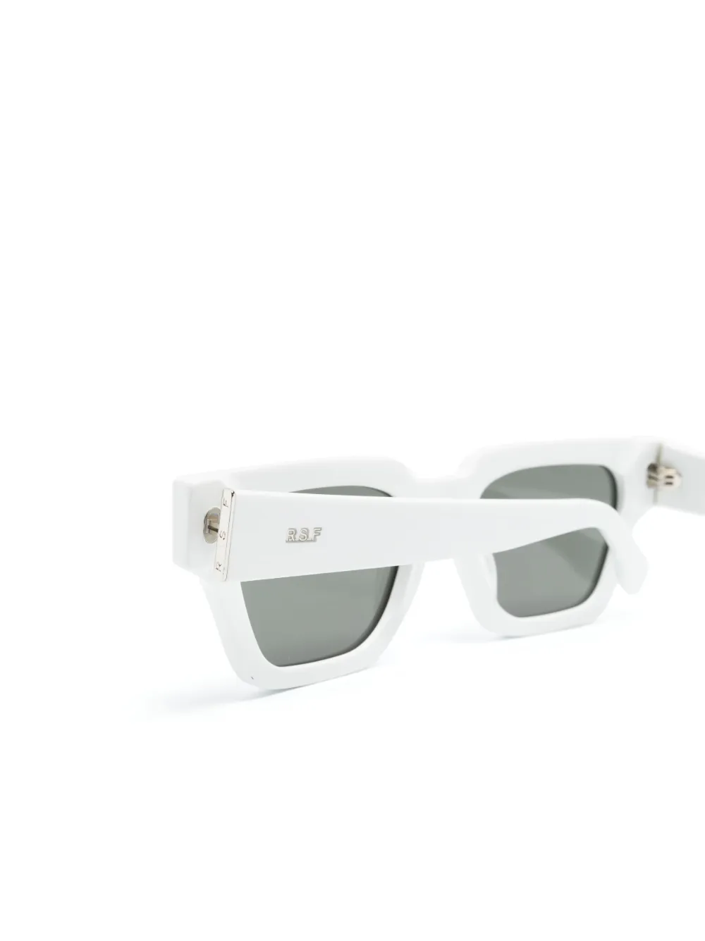Retrosuperfuture Rectangle-frame Tinted Sunglasses In White