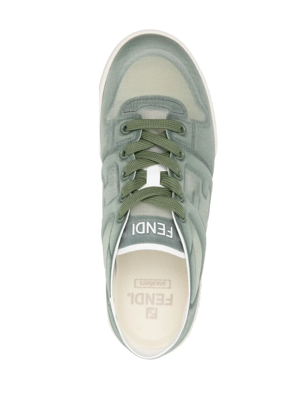 FENDI Mesh FF low top Sneakers Green FARFETCH IE