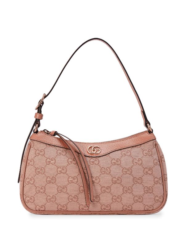 Gucci Shoulder Bag Canvas in Pink NEW 