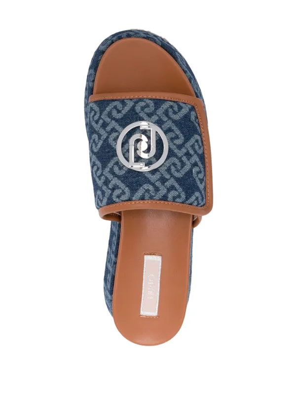 G by guess jeena slide flat sandals on sale