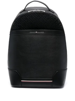 Hilfiger leather hotsell backpack