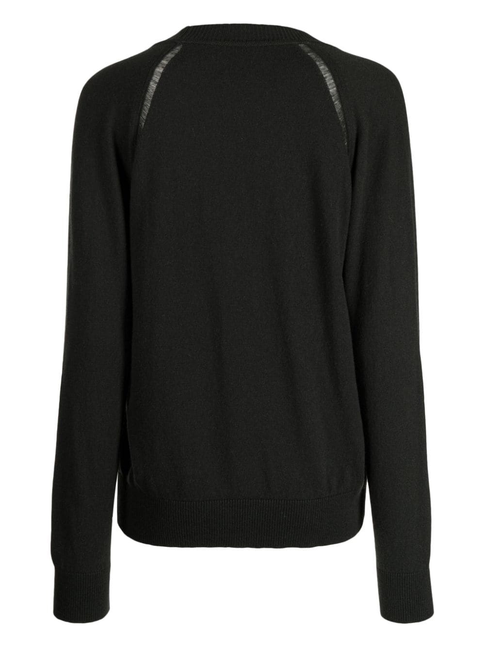 Shop Barrie V-neck Cashmere Cardigan In Black