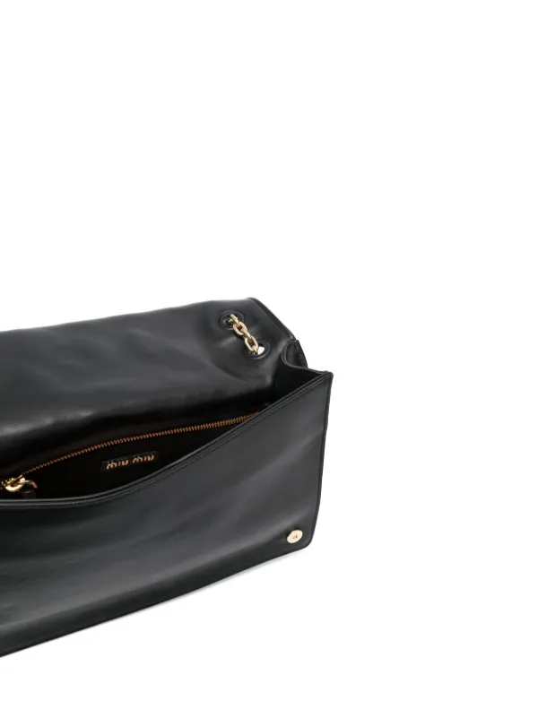 Miu Miu Schultertasche Mit Logo-Schild - Farfetch