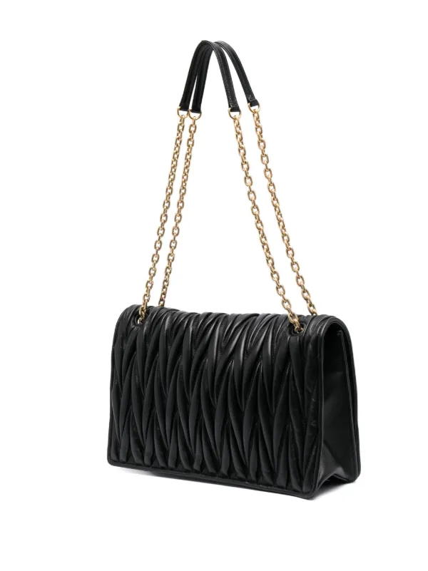 Miu Miu Schultertasche Mit Logo-Schild - Farfetch