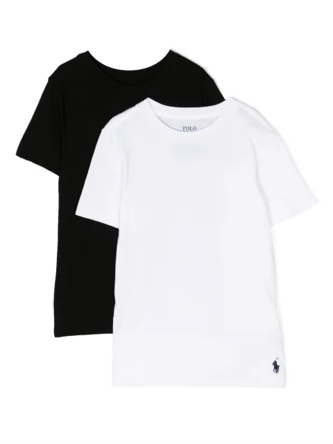 POLO RALPH LAUREN KIDS Set aus zwei T-Shirts mit Logo-Stickerei