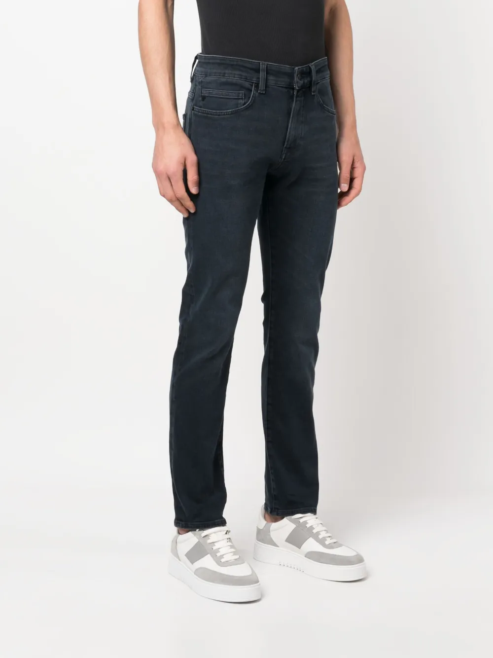 Hugo Boss Mid-rise Skinny Jeans In Blue