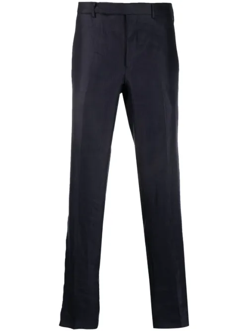 Pantalon droit à taille mi-haute - Zegna - Modalova