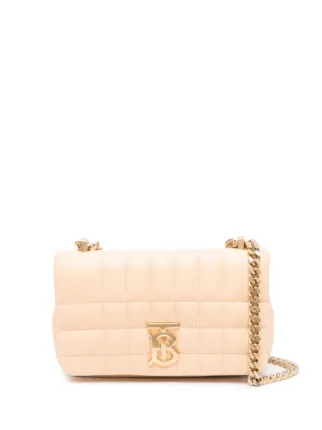 Burberry Lola キルティング レザーバッグ ミニ | ニュートラル