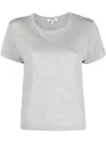 AGOLDE Adine Shrunken cropped T-shirt - Grey
