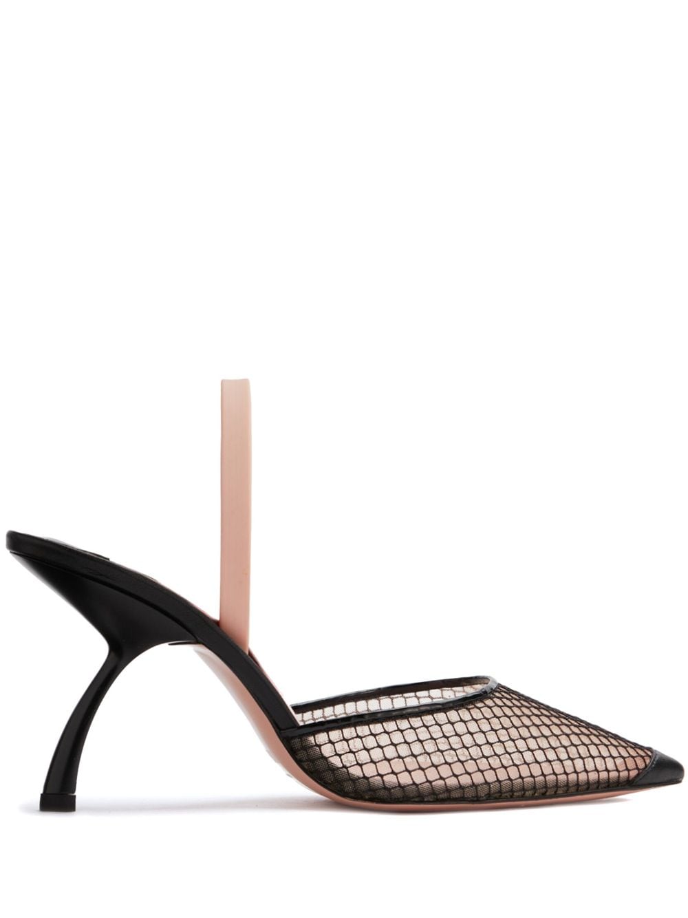 Shop Piferi Upanova 85mm Slingback Sandals In Black