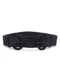 Gianfranco Ferré Pre-Owned 1990s double-buckle suede belt - Blue