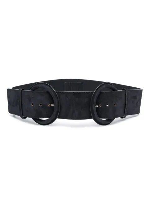 Gianfranco Ferré Pre-Owned 1990s double-buckle suede belt