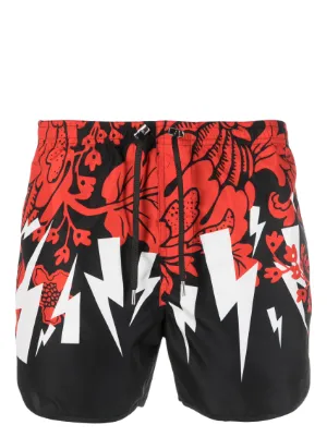 Neil barrett swim shorts sale on sale