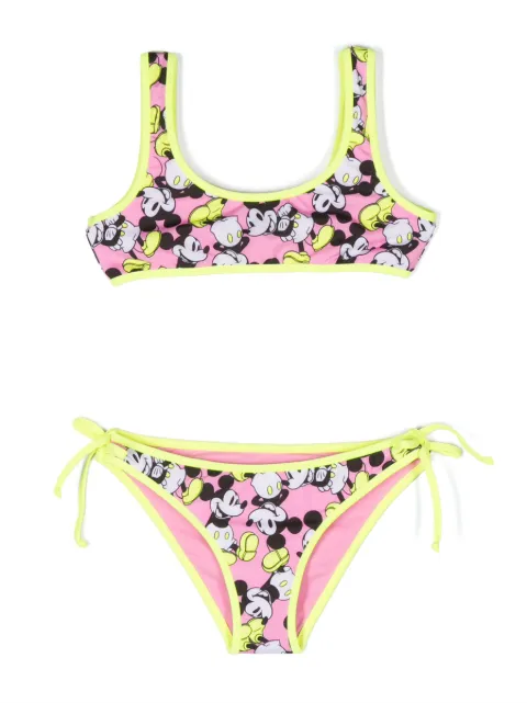 MC2 Saint Barth Kids Bikini mit Cartoon-Print
