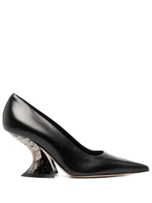 Balenciaga Cagole 70mm スリングバック パンプス | ブラック