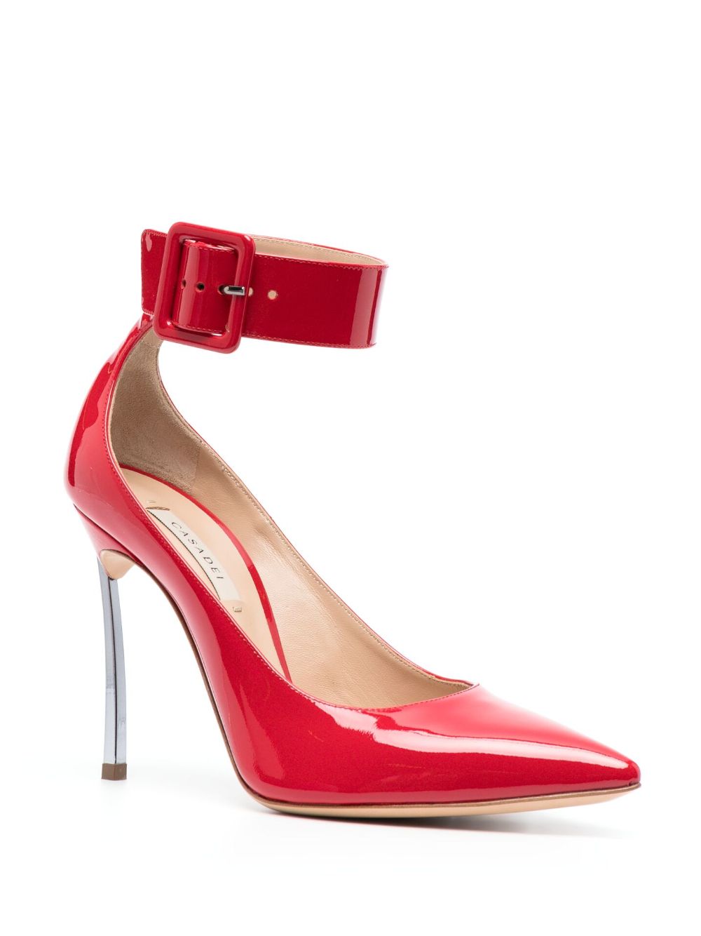 Casadei Pumps met puntige neus - Rood