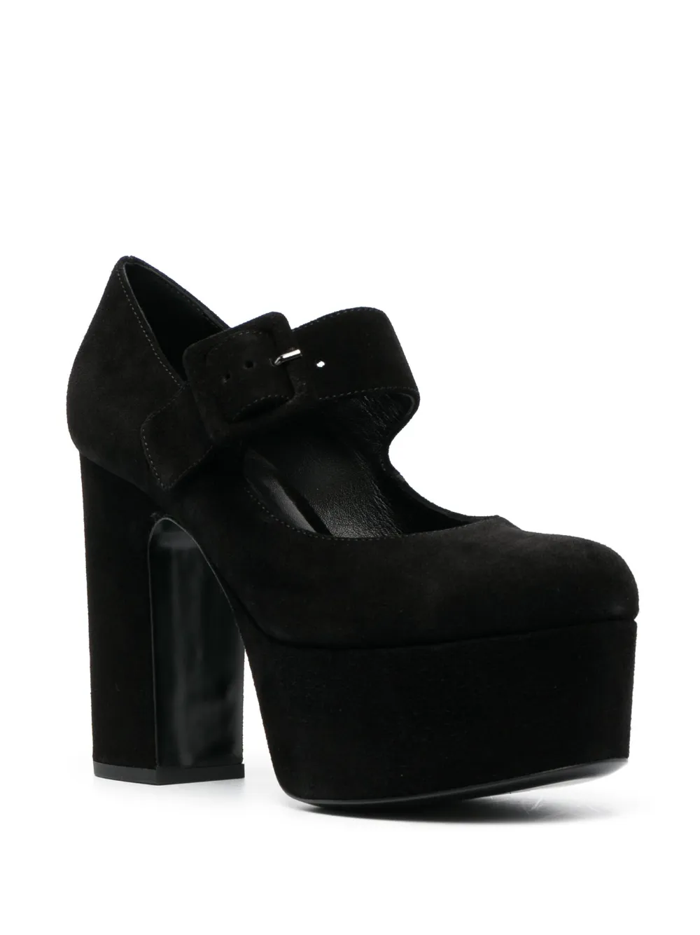Casadei Mary Jane leren pumps - Zwart