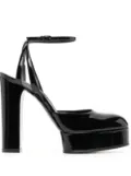 Casadei Betty 120mm platform pumps - Black