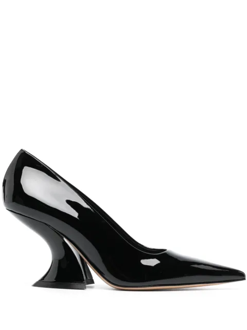 Casadei Elodie 80mm patent-leather pumps