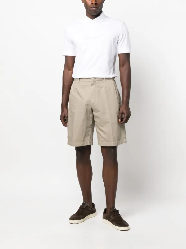 Mens knee length chino shorts sale