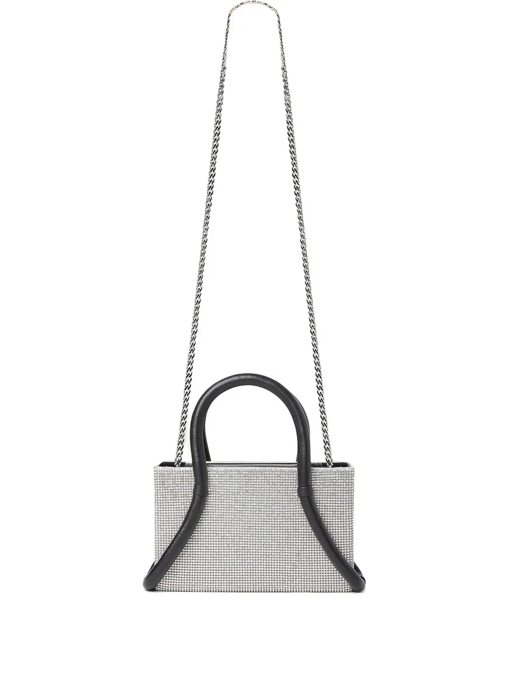 Kara Tubular Midi shoulder bag | Silver | Image 1