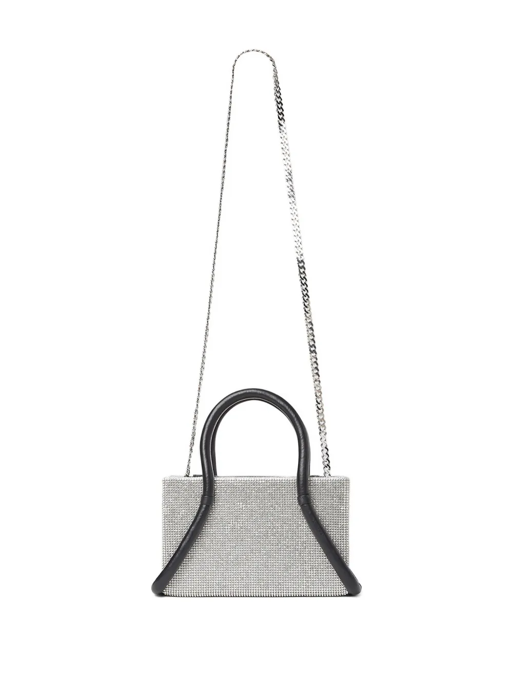Kara Tubular Midi shoulder bag - Zilver
