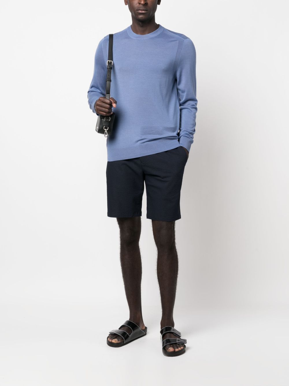 Paul Smith fine-knit sweatshirt - Blauw