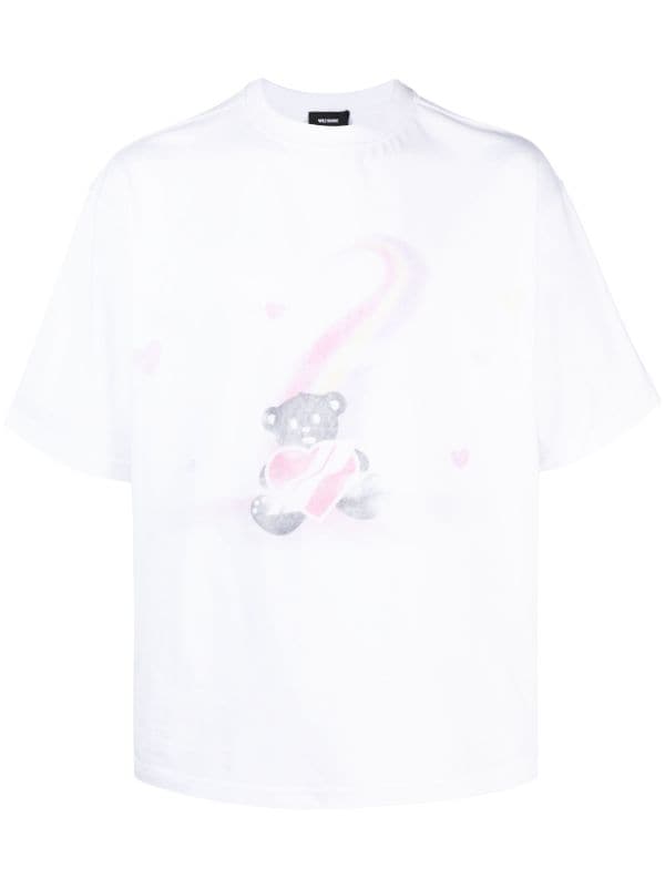 We11done teddy-bear Print Oversize T-shirt - Farfetch