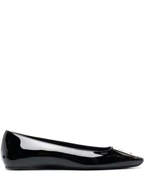 Roger Vivier flats con efecto brillante