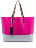 Marni two-tone tote bag - Pink