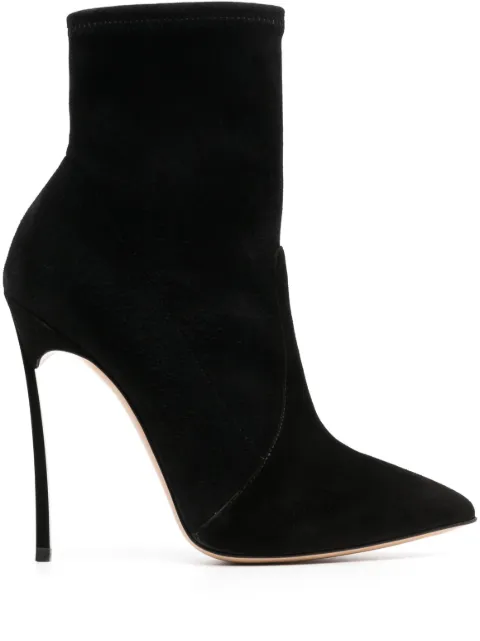 Casadei Blade 125mm leather ankle boots