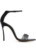 Casadei 100mm Blade Twenties satin pumps - Black