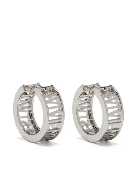 Vivienne Westwood logo-lettering hoop earrings