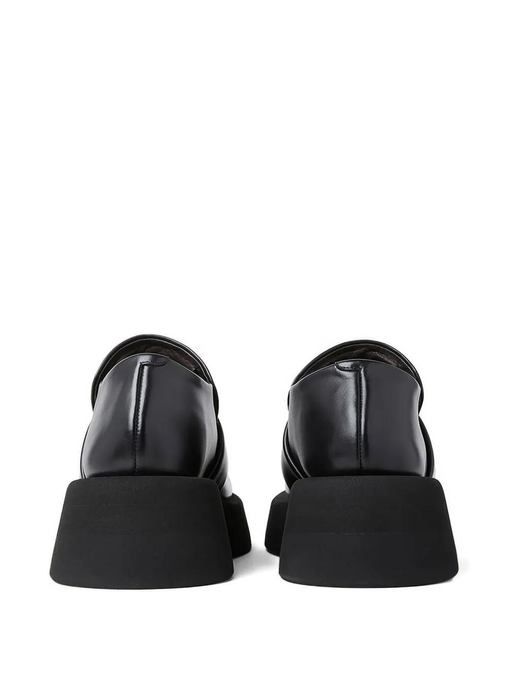 Marsèll leather platform loafers Zwart
